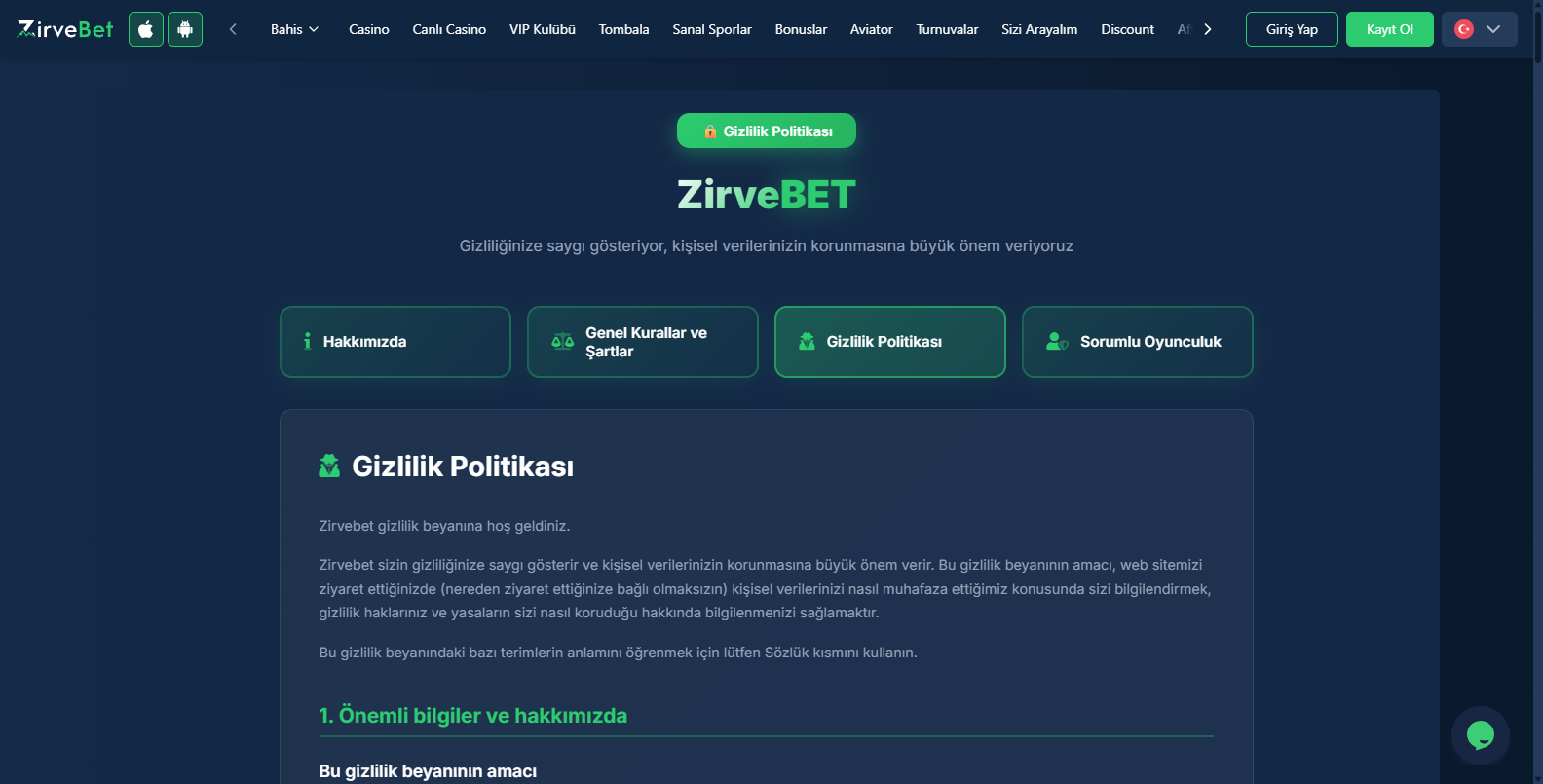 Zirvebet Nasıl Giriş Yapabilirim?