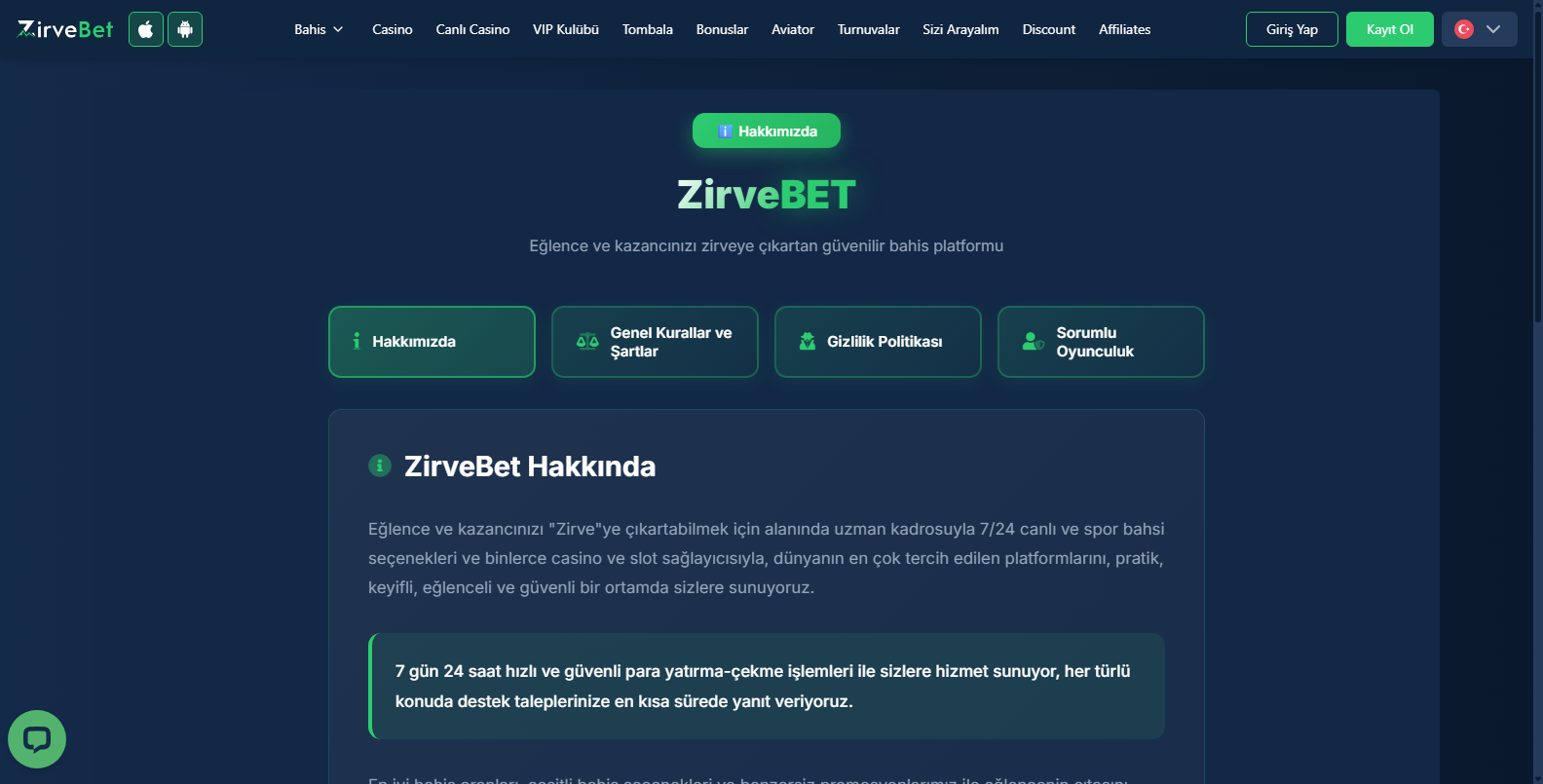Zirvebet Sosyal Medya